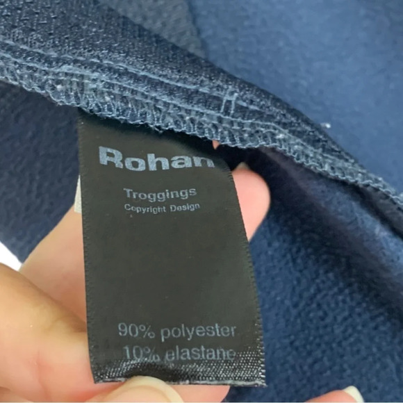 Rohan Troggings Blue women’s Fleece Lined Outdoor Active Walking Pant  Size 16 R - Picture 8 of 11